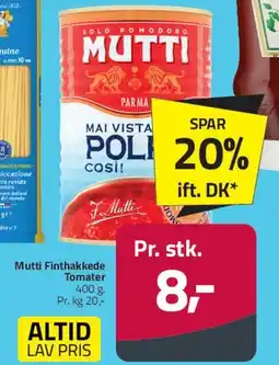 Fleggaard Mutti Passata / De Cecco (blandt tilbuddene) tilbud