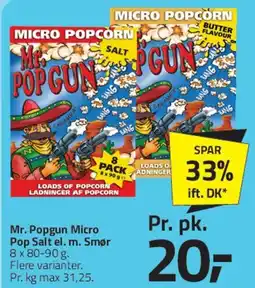 Fleggaard Mr. Popgun Micro Popcorn tilbud