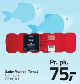 Fleggaard Saby Makrel i Tomat (pakke) tilbud