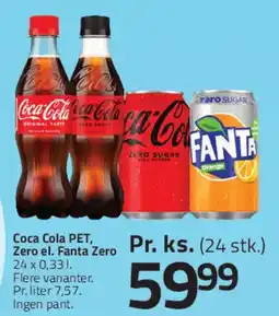 Fleggaard Coca‑Cola PET (flasker) tilbud