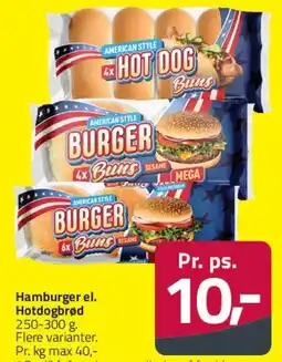 Fleggaard Hamburger / Hotdog brød tilbud