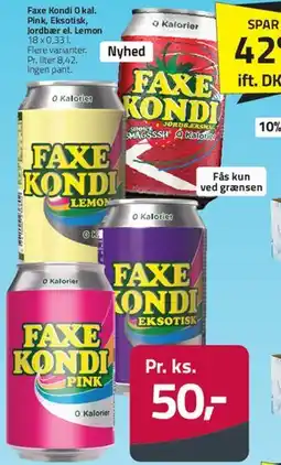 Fleggaard Faxe Kondi (stor blik) tilbud
