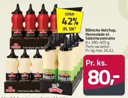 Fleggaard Bähncke Ketchup, Remoulade & Salatmayonnaise tilbud