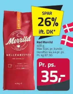Fleggaard Merrild - coffee (red bag) tilbud