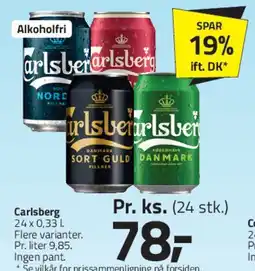 Fleggaard Carlsberg (flere varianter) tilbud