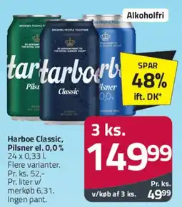Fleggaard Harboe Classic / Pilsner / 0,0% tilbud