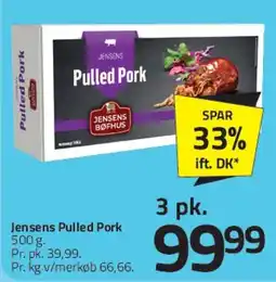 Fleggaard Jensen's Pulled Pork tilbud