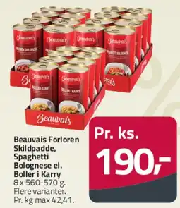 Fleggaard Beauvais (færdigretter på dåse) tilbud