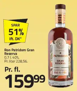 Fleggaard Ron Patrón Gran Reserva tilbud