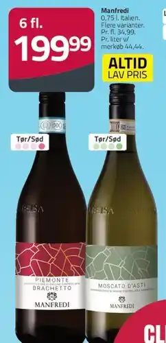 Fleggaard Manfredi (Piemonte Brachetto / Moscato d'Asti) tilbud