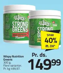 Fleggaard Wispy Nutrition Strong Greens tilbud