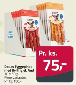 Fleggaard Dokas Tyggestænger tilbud