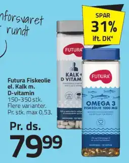 Fleggaard Futura fiskeolie / Omega-3 tilbud