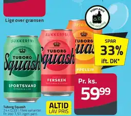 Fleggaard Tuborg Squash (flere varianter) tilbud