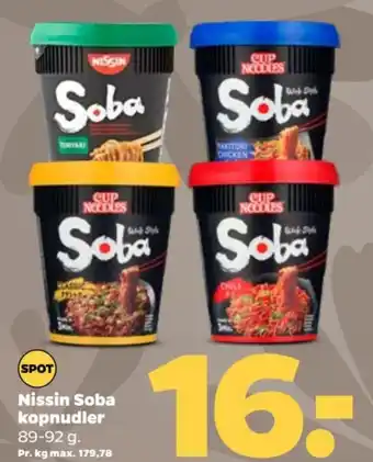 Netto Nissin Soba kopnudler tilbud