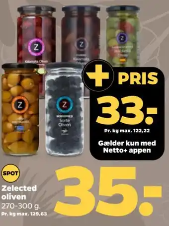 Netto Zelected oliven tilbud