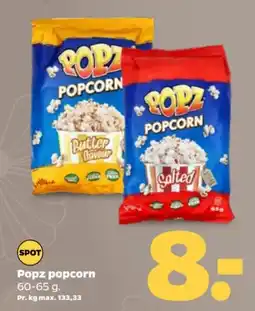 Netto Popz popcorn tilbud