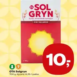 Kvickly OTA Solgryn tilbud