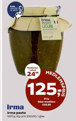 Kvickly Irma pesto tilbud