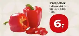Kvickly Rød peber tilbud
