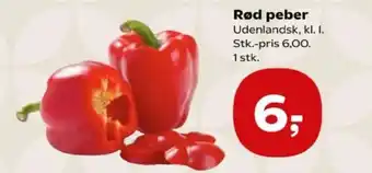 Kvickly Rød peber tilbud