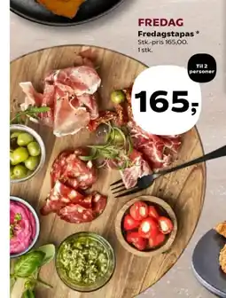 Kvickly FREDAG Fredagstapas tilbud