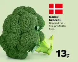 Kvickly Dansk broccoli tilbud