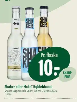 Min Købmand Shaker eller Mokaï Hyldeblomst tilbud