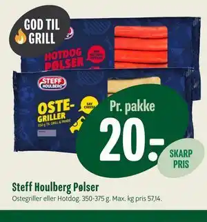 Min Købmand Steff Houlberg Pølser tilbud