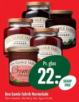 Min Købmand Den Gamle Fabrik Marmelade tilbud