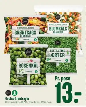 Min Købmand Gestus Grøntsager tilbud