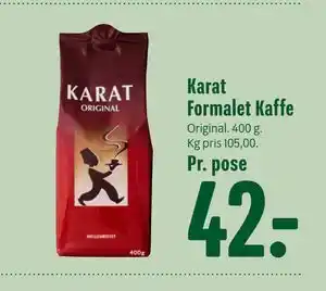 Min Købmand Karat Formalet Kaffe tilbud