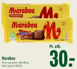 Min Købmand Marabou tilbud