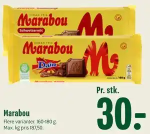 Min Købmand Marabou tilbud
