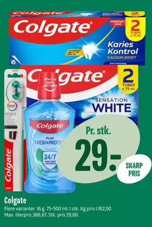 Min Købmand Colgate tilbud