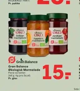 SPAR Grøn Balance Økologisk Marmelade tilbud
