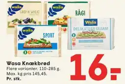 SPAR Wasa Knækbrød tilbud