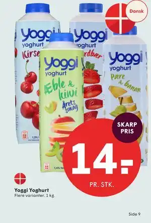 SPAR Yoggi Yoghurt tilbud
