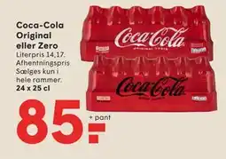 SPAR Coca-Cola Original eller Zero tilbud