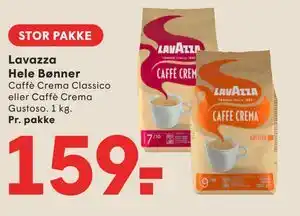 SPAR Lavazza Hele Bønner tilbud