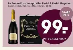 SPAR Le Preare Passatempo eller Perini & Perini Magnum tilbud