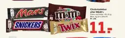 SPAR Chokoladebar eller M&M’s tilbud