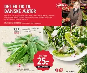 MENY DANSKE ÆRTER tilbud