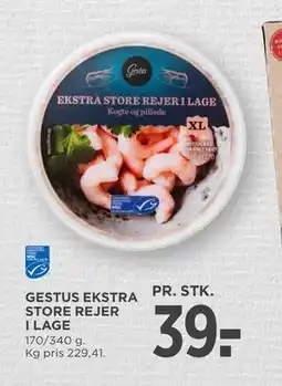 MENY GESTUS EKSTRA STORE REJER I LAGE tilbud