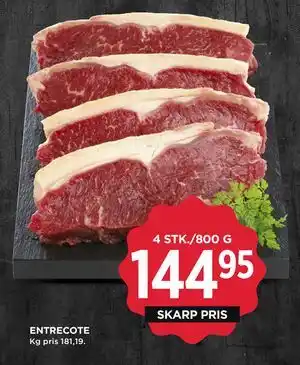 MENY ENTRECOTE tilbud