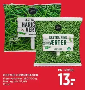 MENY GESTUS GRØNTSAGER tilbud