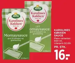MENY KAROLINES KØKKEN SAUCE tilbud