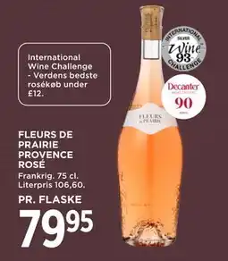 MENY FLEURS DE PRAIRIE PROVENCE ROSÉ tilbud
