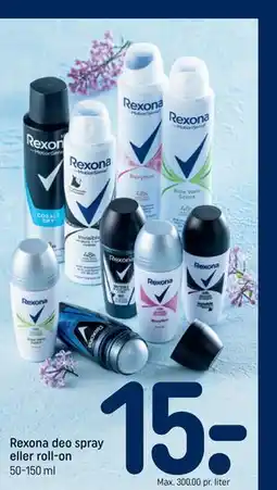 REMA 1000 Rexona deo spray eller roll-on tilbud