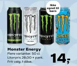 Kvickly Monster Energy tilbud